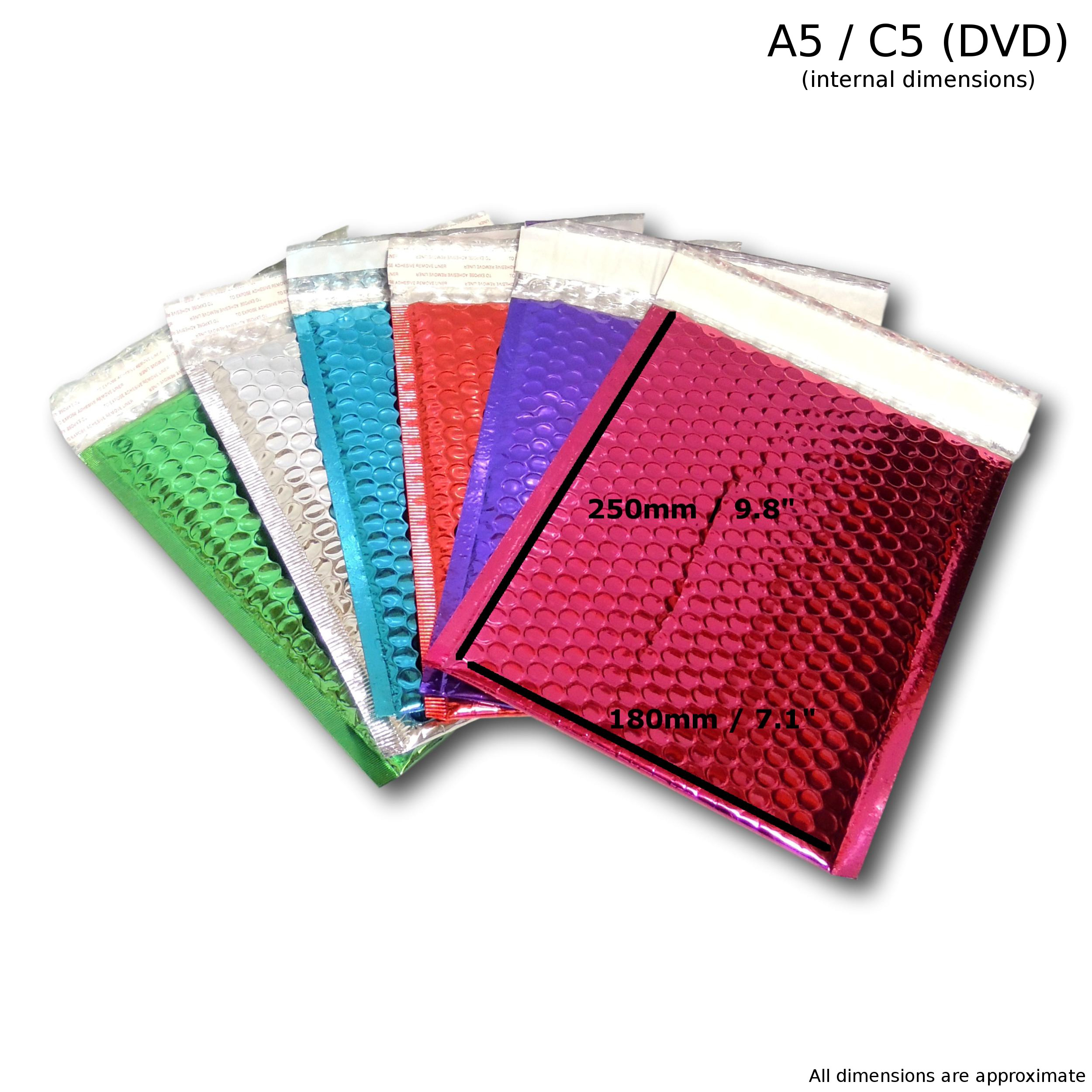 Lot De 10 Enveloppes Bulles C5+ Avec Patte Autocollante - 250x180 Mm - Résistantes à L'eau Pour Envois Sécurisés